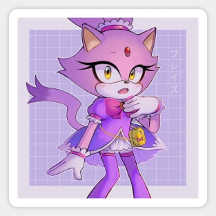 Blaze the Cat Magnet